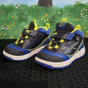Reebok Kids' Blue and Black Sneakers